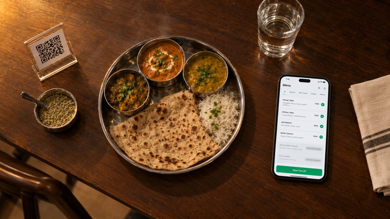 table ordering system for restaurants